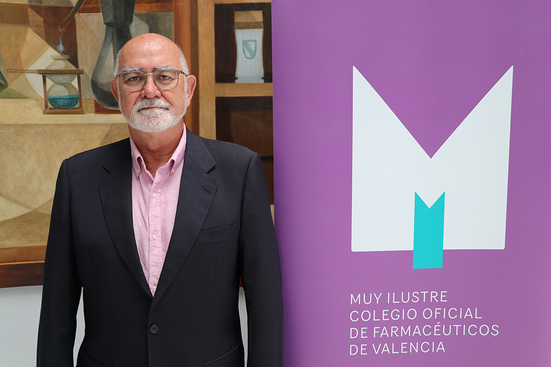 Jaime Giner, presidente del Muy Ilustre Colegio de Farmacéuticos de Valencia
