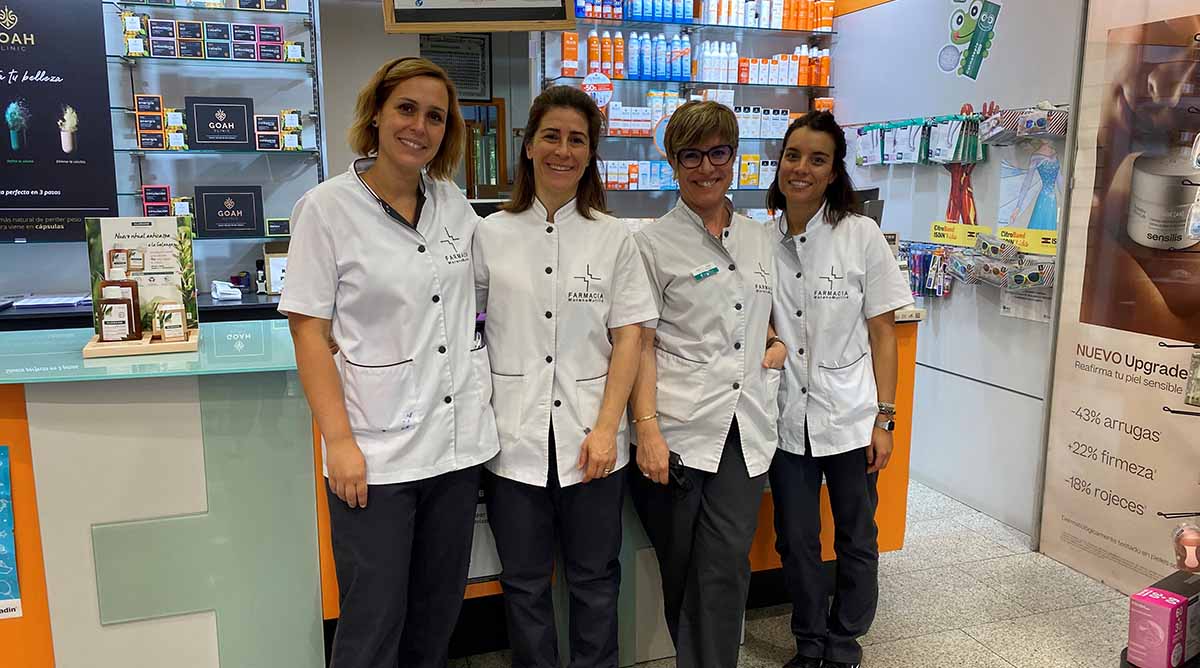 Equipo de farmacia de Raquel Moreno