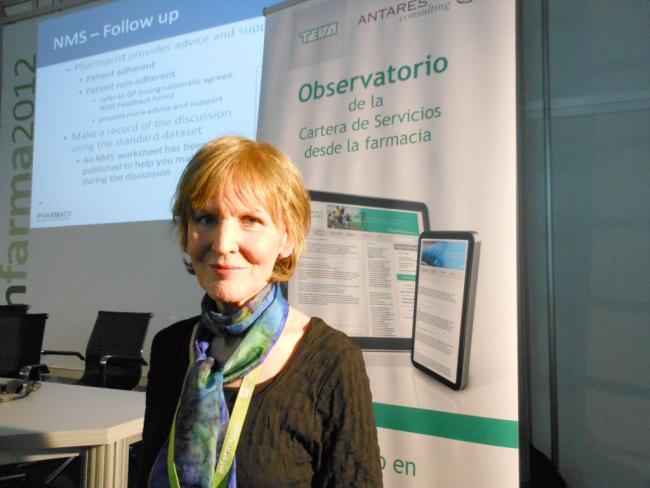 Sue Sharpe, directora ejecutiva del Comité de Negociación de Servicios Farmacéuticos (PSNC) del Reino Unido Sue Sharpe, directora ejecutiva del Comité de Negociación de Servicios Farmacéuticos (PSNC) del Reino Unido