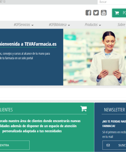 TEVA presenta nueva web de innovación y crecimiento de la oficina de farmacia