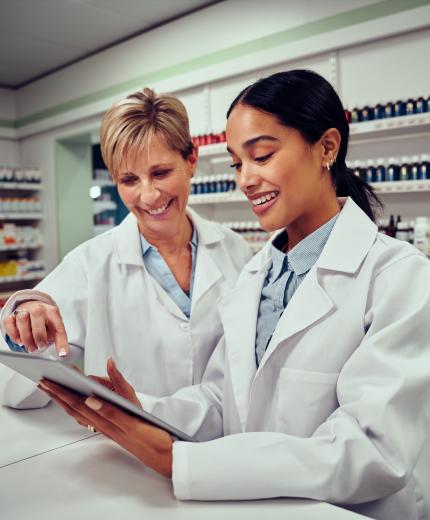 Gestiona el equipo y las tareas de farmacia con la plantilla TEVA