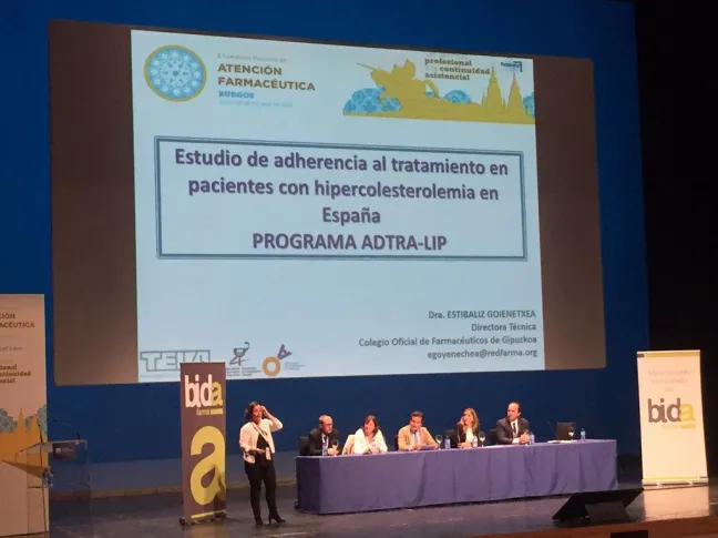 La adherencia terapéutica de hipercolesterolemia incrementa con la intervención farmacéutica