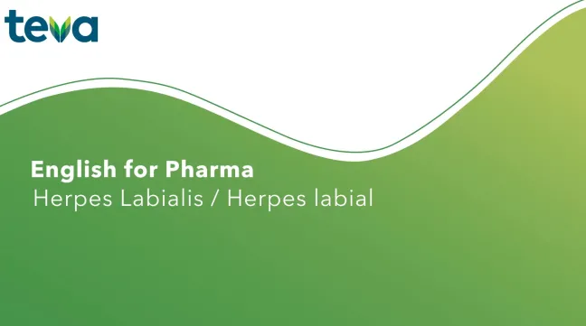 Portada de vídeo de English for Pharma sobre herpes labial Portada-de-video-herpes-labial
