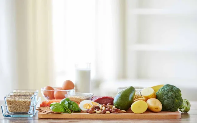 Diferentes alimentos comida-variada