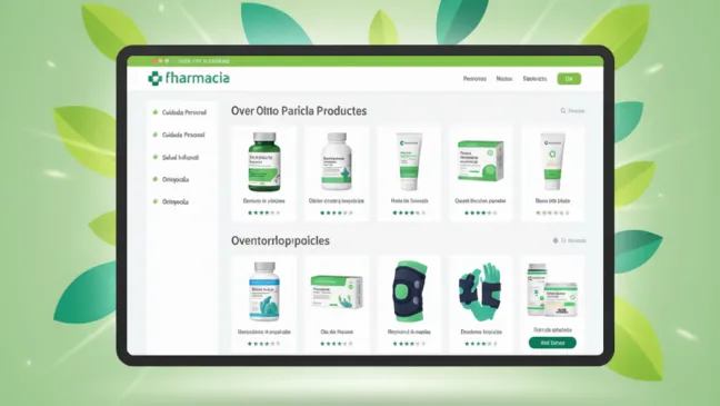 Imagen de la pantalla de un ecommerce de farmacia en un ordenador Ecommerce Farmacéutico: Más Allá de la Venta, Creando Experiencias de Usuario Memorables