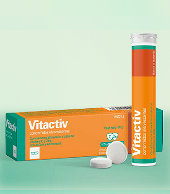 Vitactiv Comprimidos efervescentes.