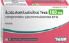 Ácido Acetilsalicílico Teva 100 mg - 30 comprimidos gastrorresistentes EFG