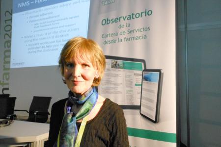 Sue Sharpe, directora ejecutiva del Comité de Negociación de Servicios Farmacéuticos (PSNC) del Reino Unido
